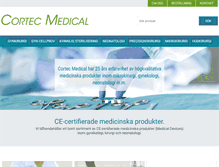 Tablet Screenshot of cortec.com