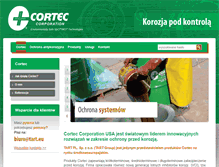 Tablet Screenshot of cortec.pl